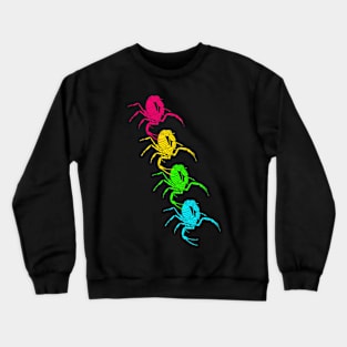 Desert scorpion (Buthidae) rainbow Crewneck Sweatshirt